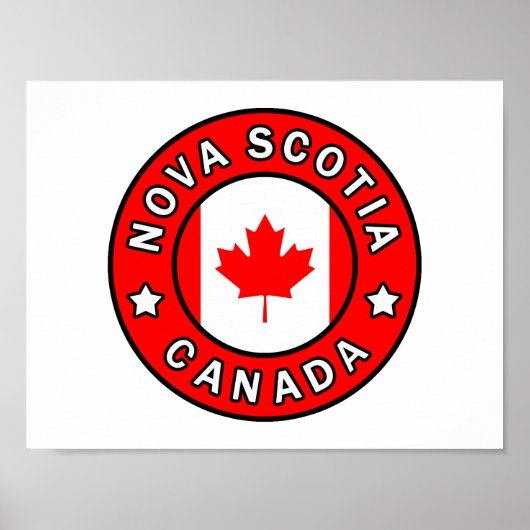 Nova Scotia Canada Poster (Voorkant)