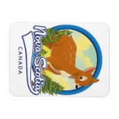 Nova Scotia Canada reizen logo Magneet (Horizontaal)