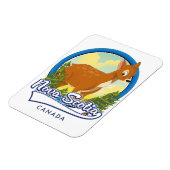 Nova Scotia Canada reizen logo Magneet (Linkerzijde)