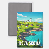 Nova Scotia Canada Reizen Magneet (Voorkant / Achterkant)