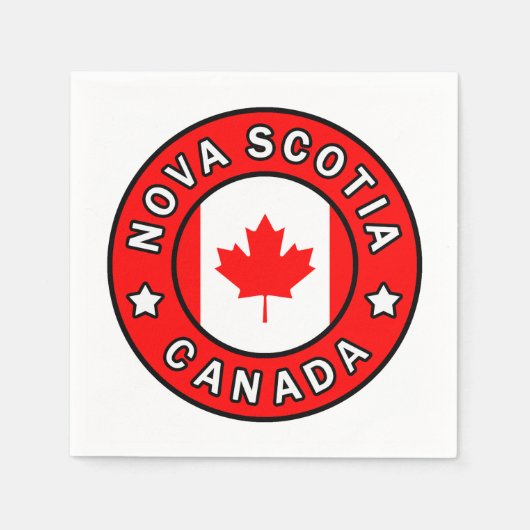 Nova Scotia Canada Servetten (Voorkant)