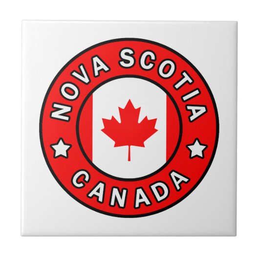 Nova Scotia Canada Tegeltje (Voorkant)