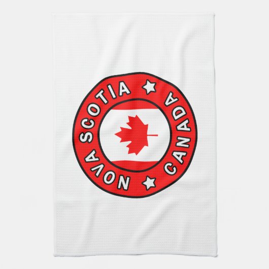 Nova Scotia Canada Theedoek (Verticaal)