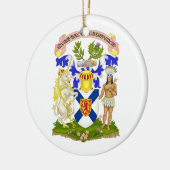 Nova Scotia (Canada) Wapenvangers Keramisch Ornament (Links)