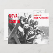 Nova Scotia Canada's Ocean Playground  Post Briefkaart (Voorkant / Achterkant)