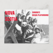 Nova Scotia Canada's Ocean Playground  Post Briefkaart (Voorkant)