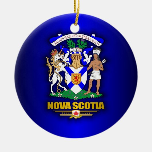 Nova Scotia COA Keramisch Ornament (Voorkant)