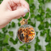 Nova Scotia Duck Toller gepersonaliseerd Sleutelhanger (Hand)