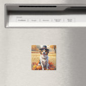 Nova Scotia Duck Toller Herfstbladeren Thanksgivin Magneet (Insitu (Vaatwasser))