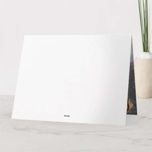 Nova Scotia Duck Toller Retriever Sneeuw Slede Kaart (Achterkant)