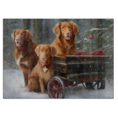 Nova Scotia Duck Toller Retriever Sneeuwslee Snijplank (Voorkant)
