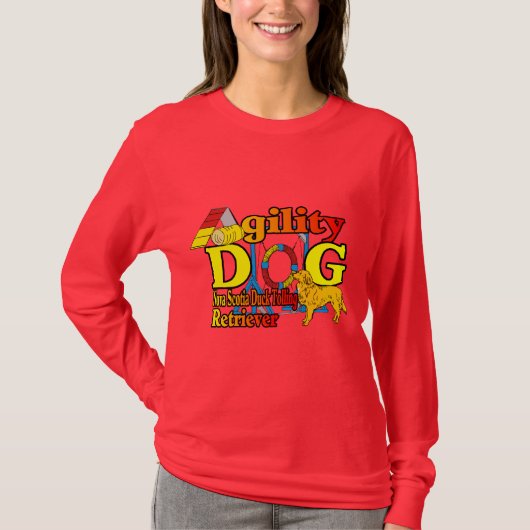 Nova Scotia Duck Tolling Agility T-shirt (Voorkant)