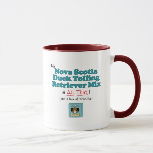 Nova Scotia Duck Tolling Mix is het enige dat Mok (Rechts)