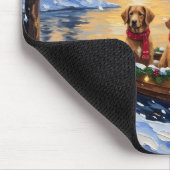Nova Scotia Duck Tolling Retriever Christmas Boat Muismat (Hoek)