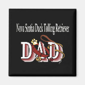 NOVA SCOTIA DUCK Tolling Retriever dad Magnet (Devant)