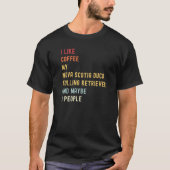 Nova Scotia Duck Tolling Retriever Dog & Cing T-shirt (Voorkant)