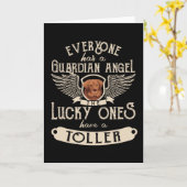 Nova Scotia Duck Tolling Retriever Dog Kaart (Gele Bloem)