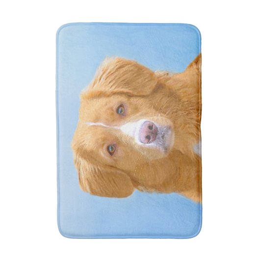 Nova Scotia Duck Tolling Retriever Dog Painting Badmat (Voorkant Verticaal)