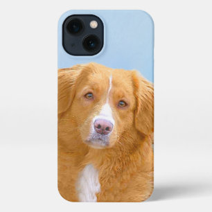 Nova Scotia Duck Tolling Retriever Dog Painting iPhone 13 Hoesje