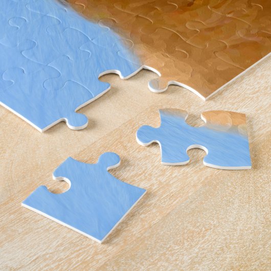 Nova Scotia Duck Tolling Retriever Dog Painting Legpuzzel (Zijkant)