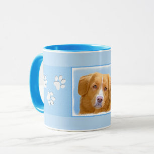 Nova Scotia Duck Tolling Retriever Dog Painting Mok