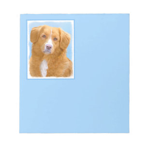 Nova Scotia Duck Tolling Retriever Dog Painting Notitieblok