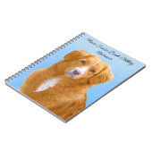Nova Scotia Duck Tolling Retriever Dog Painting Notitieboek (Linkerzijde)
