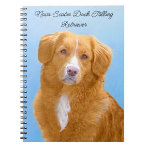 Nova Scotia Duck Tolling Retriever Dog Painting Notitieboek