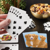 Nova Scotia Duck Tolling Retriever Dog Painting Pokerkaarten (Insitu)