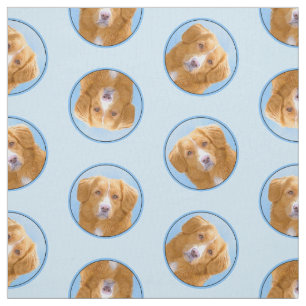 Nova Scotia Duck Tolling Retriever Dog Painting Stof