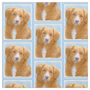 Nova Scotia Duck Tolling Retriever Dog Painting Stof