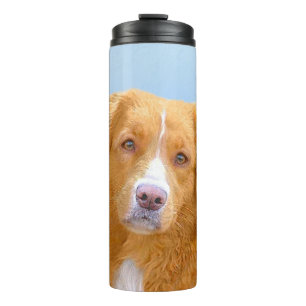 Nova Scotia Duck Tolling Retriever Dog Painting Thermosbeker