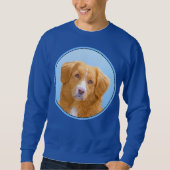 Nova Scotia Duck Tolling Retriever Dog Painting Trui (Voorkant)