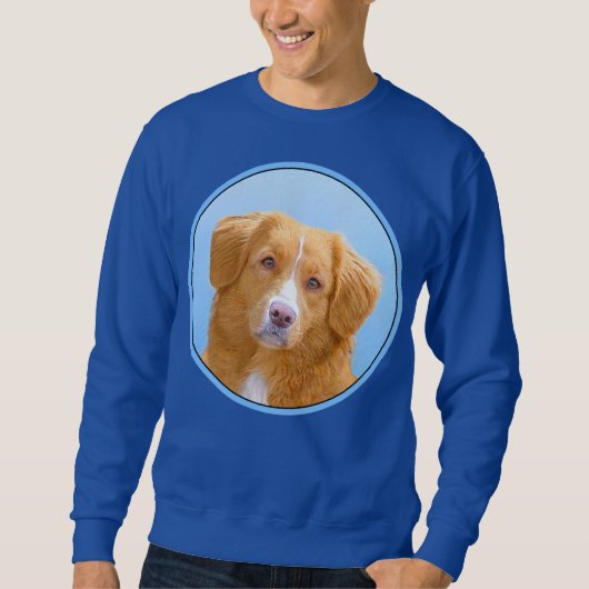 Nova Scotia Duck Tolling Retriever Dog Painting Trui (Voorkant)