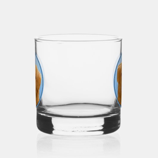 Nova Scotia Duck Tolling Retriever Dog Painting Whisky Glas (Rechts)