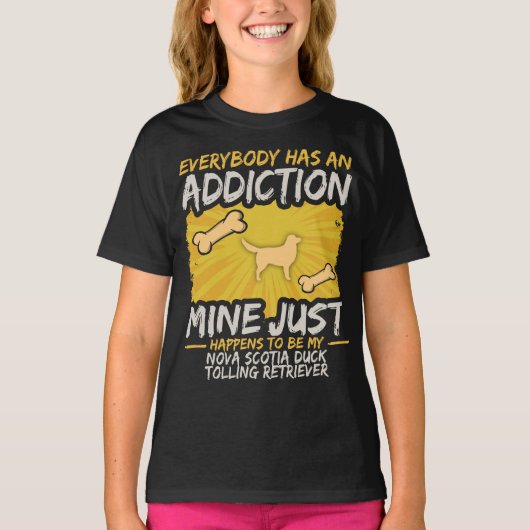 Nova Scotia Duck Tolling Retriever Funny Dog T-shirt (Voorkant)
