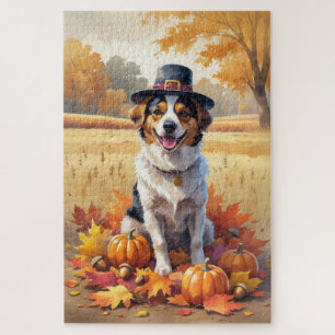 Nova Scotia Duck Tolling Retriever Herfstbladeren Legpuzzel