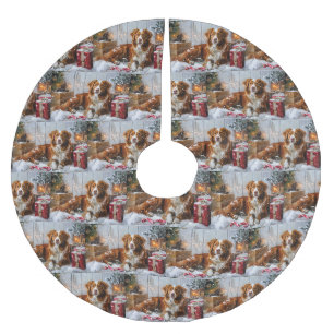 Nova Scotia Duck Tolling Retriever Kerst Feestelij Kerstboom Rok