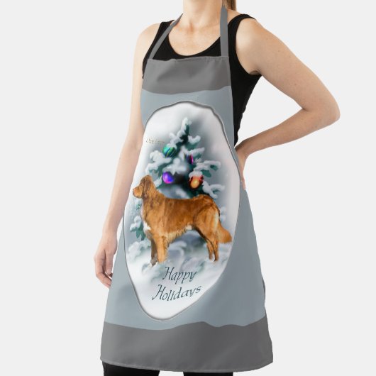 Nova Scotia Duck Tolling Retriever Kerstmis Schort (Insitu)
