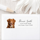 Nova Scotia Duck Tolling Retriever-labels Etiket (Insitu)