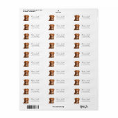 Nova Scotia Duck Tolling Retriever-labels Etiket (Full Sheet)