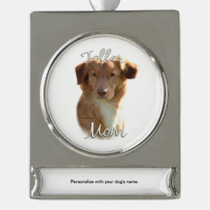 Nova Scotia Duck Tolling Retriever mam 2 Verzilverd Banner Ornament