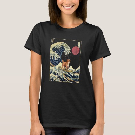 Nova Scotia Duck Tolling Retriever Toller Japans T-shirt (Voorkant)