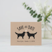 Nova Scotia Duck Tolling Retriever trouwdatum Aankondigingskaart (Staand voorkant)