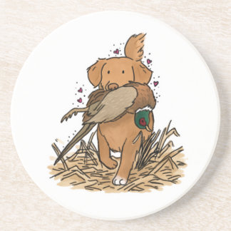 Nova Scotia Duck Tolling Retriever Zandsteen Onderzetter