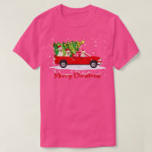 Nova Scotia Duck Tolling Rides Car Red T T-shirt (Design voorkant)