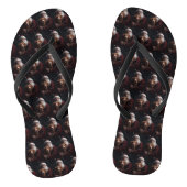 Nova Scotia Eend Toller Met Sinterklaas Feestelijk Teenslippers (Voetbed)