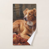 Nova Scotia eendendrager in de herfst laat Herfst Bad Handdoek (Handdoek)