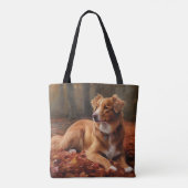 Nova Scotia eendendrager in de herfst laat Herfst Draagtas (Achterkant)