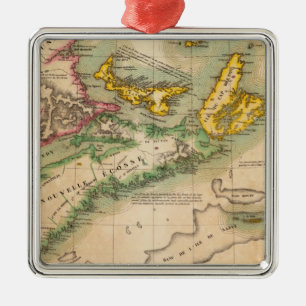 Nova Scotia en New Brunswick 44 Metalen Ornament